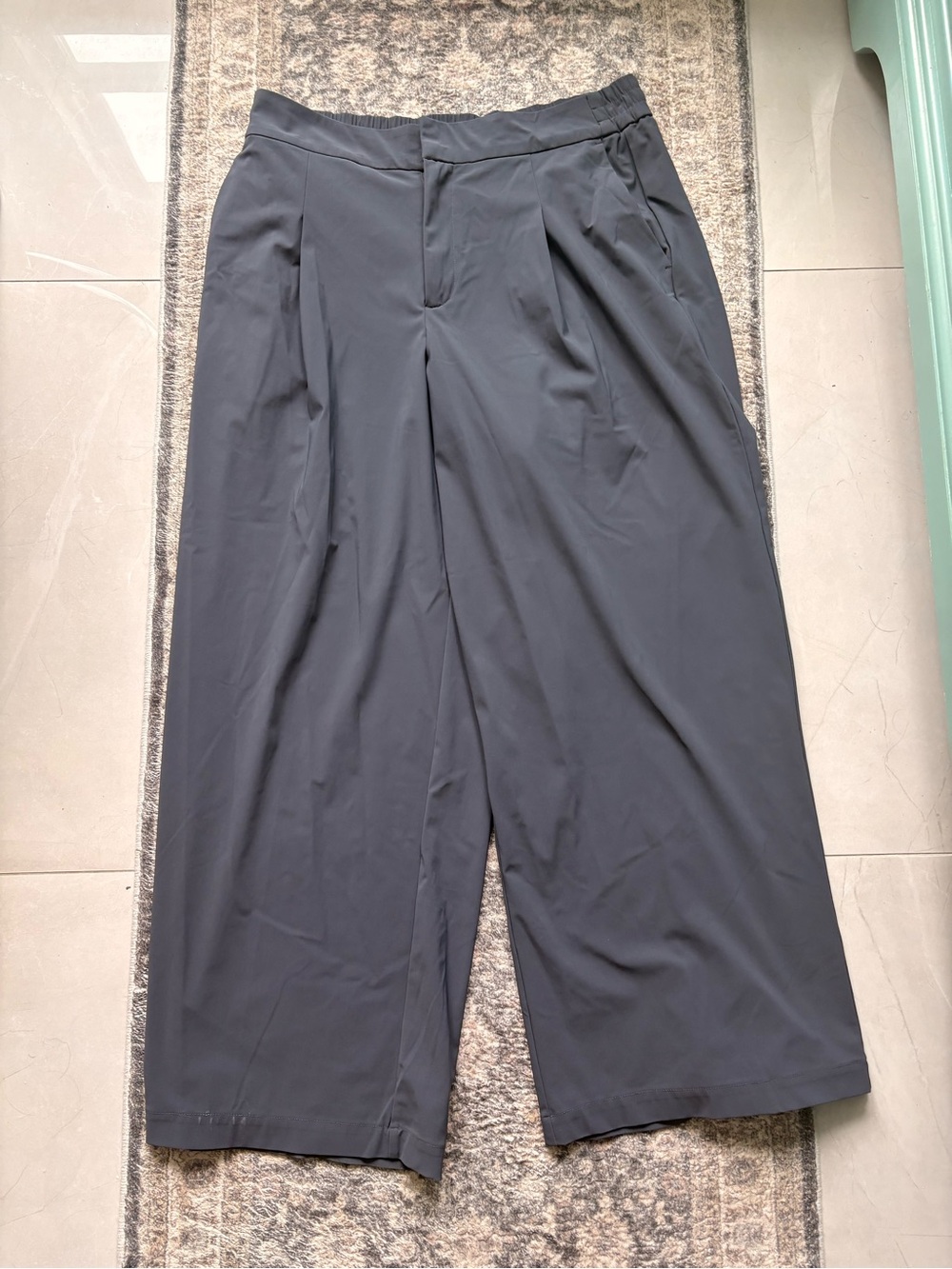 Athleta Wide-Leg Women's Trousers in navy